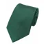 L.A. Smith Plain Silk Tie Green S5007/8 